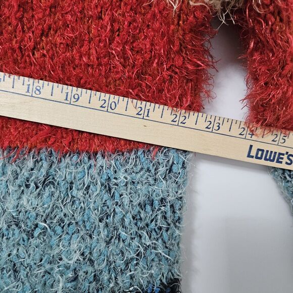 John Paul Richard Cardigan Women's Large Striped Button Up Sweater Pockets GUC - Picture 9 of 10